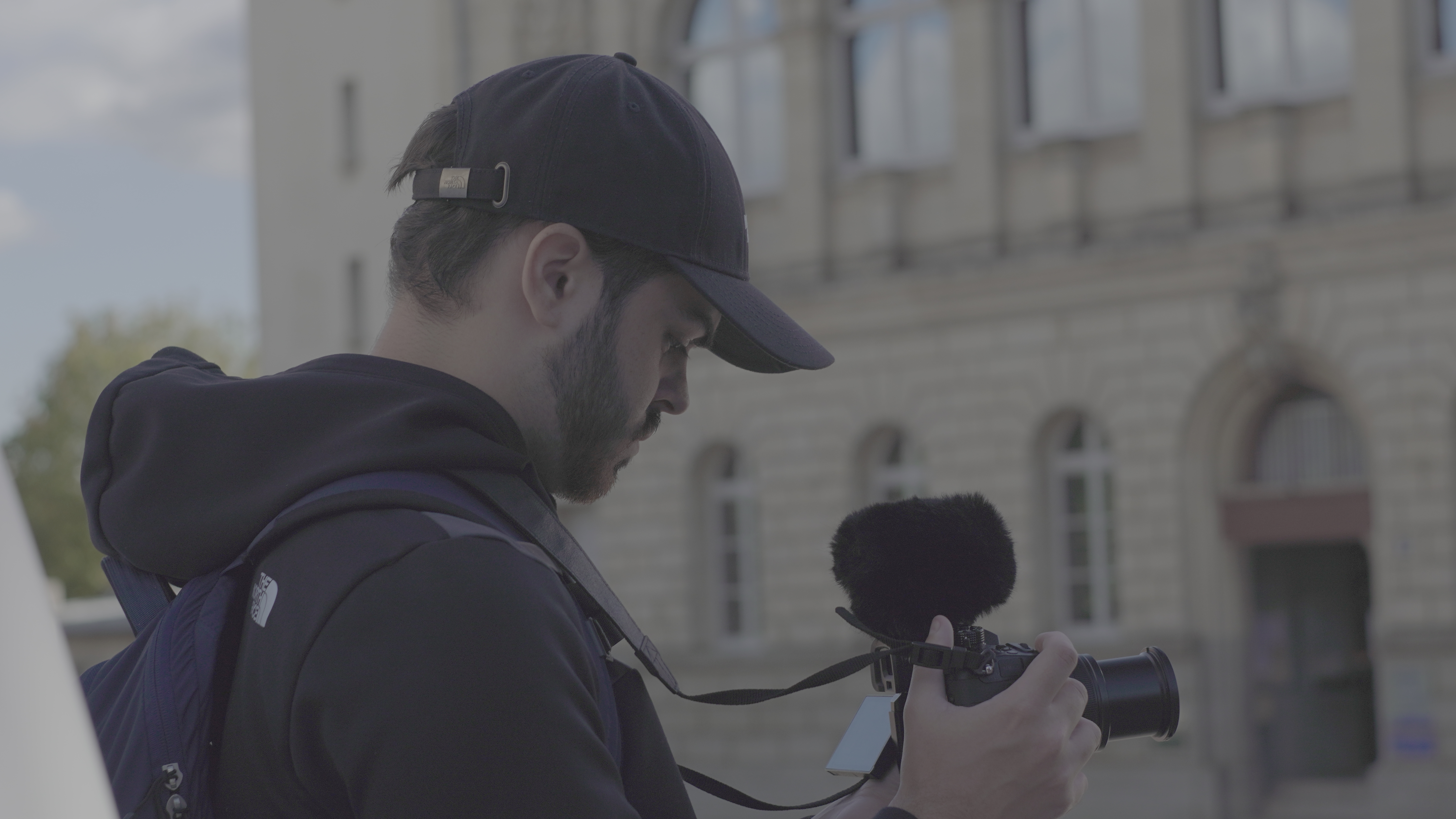 Elvin Droguet en tournage